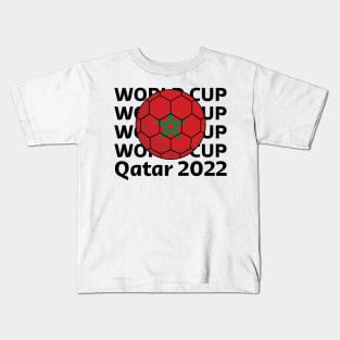 World Cup Qatar 2022  - Team Morocco Kids T-Shirt